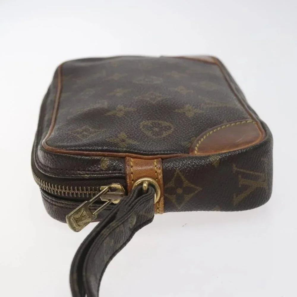 LOUIS VUITTON Monogram Marly Dragonne PM Clutch Bag M51827 LV Auth th6219 - Picture 8 of 16